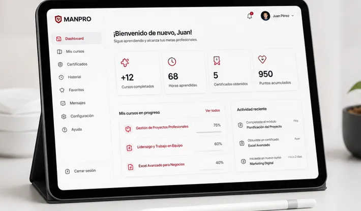 Módulos Intuitivos Responsive Tablet