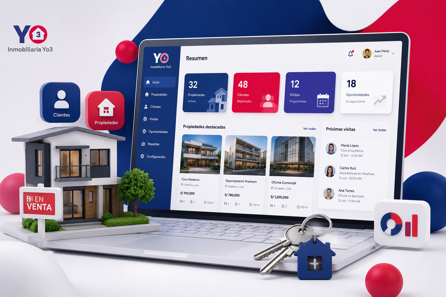 Interfaz de INMOBILIARIA YO3